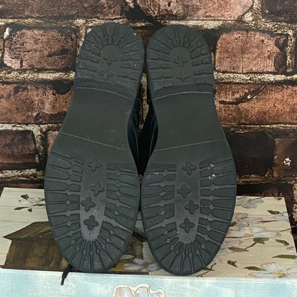 Joe Boxer Quilted Mid-Calf Black Boots Women's Size 6 Lace Up with Back Zippers - Picture 5 of 10